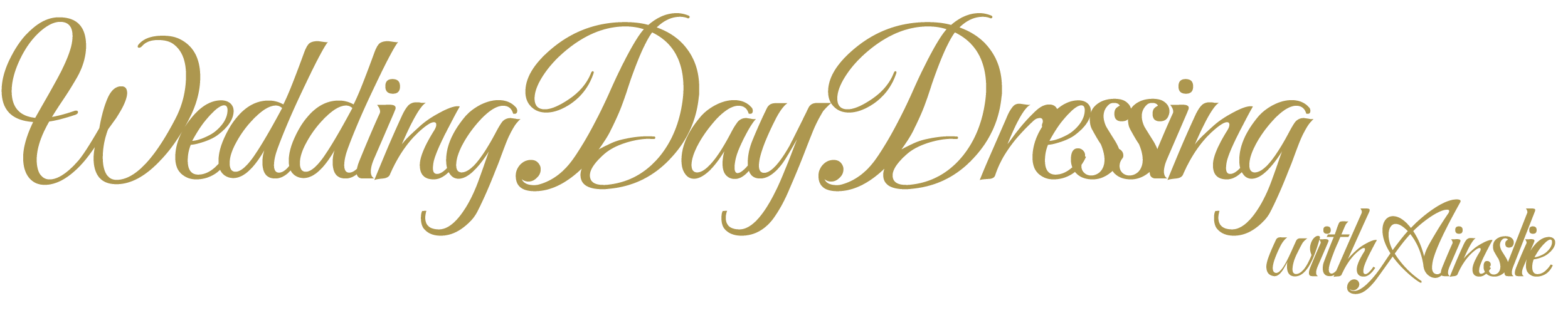 Wedding Day Dressing with Ainslie