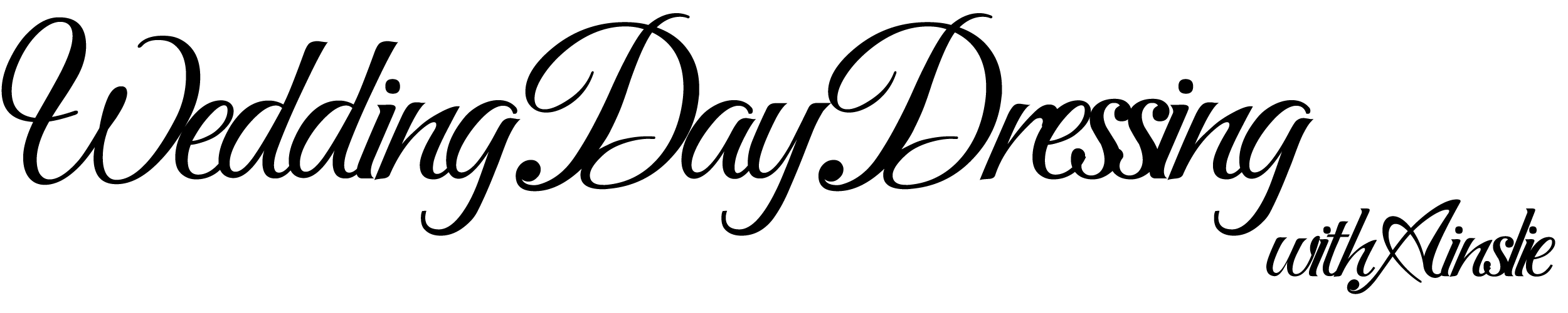 Wedding Day Dressing with Ainslie